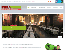 Tablet Screenshot of agentur-pura.de